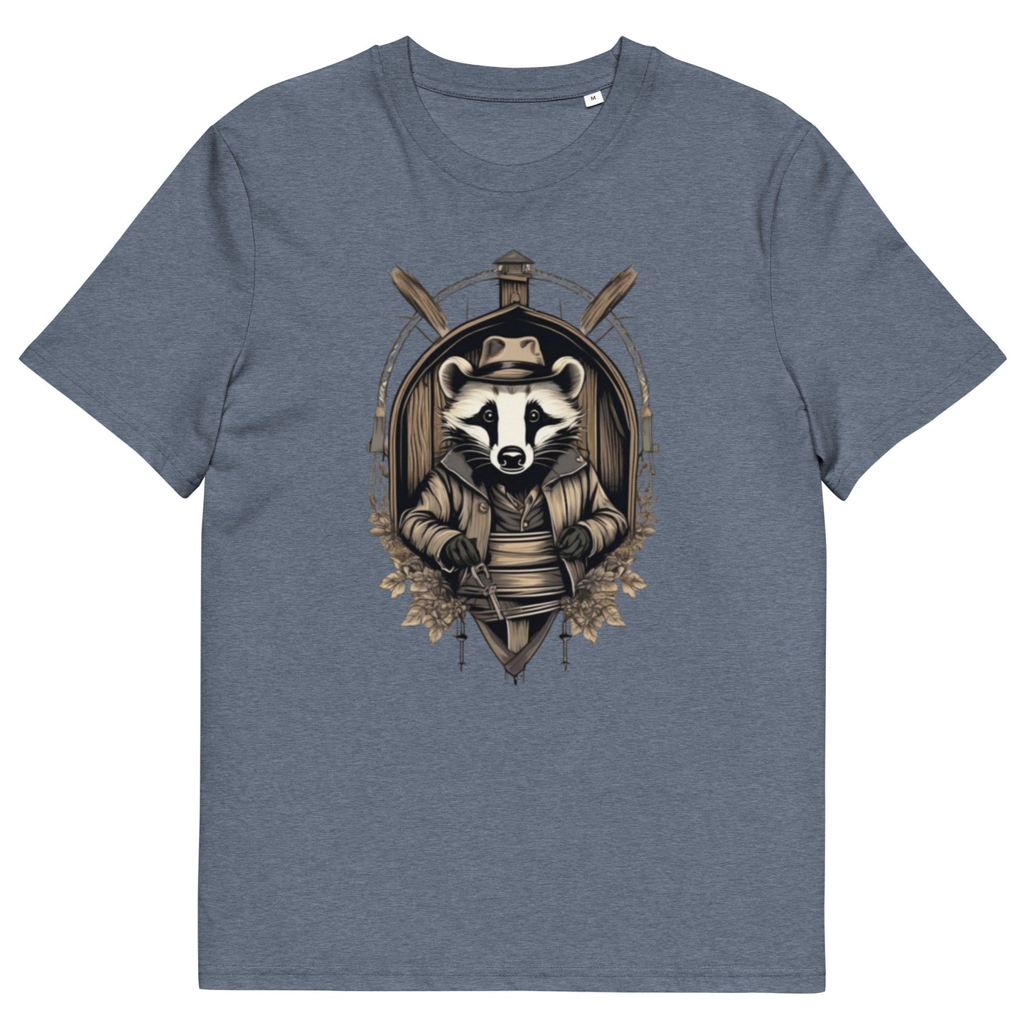 The Badger design - Unisex fitted cotton T-Shirt