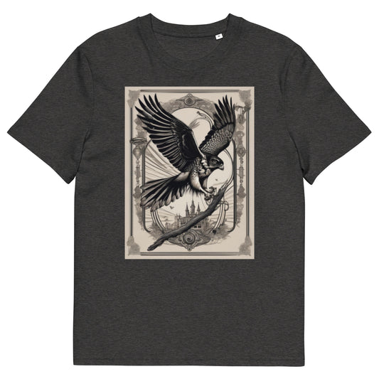 Sparrow hawk design - Unisex fitted cotton T-Shirt